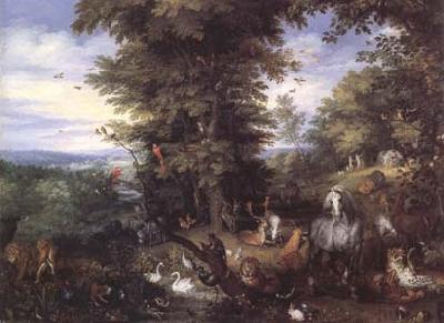 BRUEGHEL, Jan the Elder Adam and Eve in the Garden of Eden (mk25)